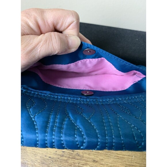 Baggallini Crossbody Small Shoulder Handbag Purse Turquoise Adjust - Picture 7 of 10